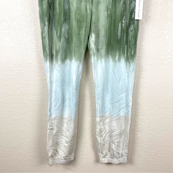 Young Fabulous & Broke Green Dip Tie Dye Joggers Size Large‎ Women - Picture 4 of 13